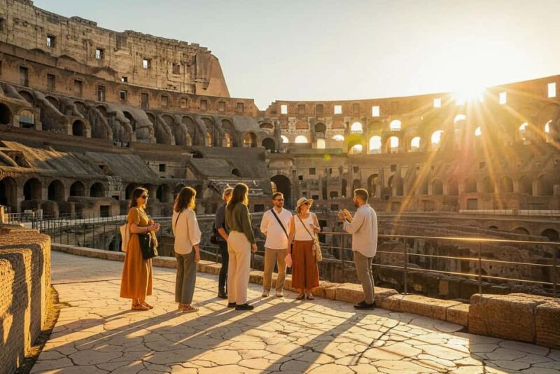 Colosseum at Golden Hour Guided Tour with Arena Floor - Practical Details and Logistics