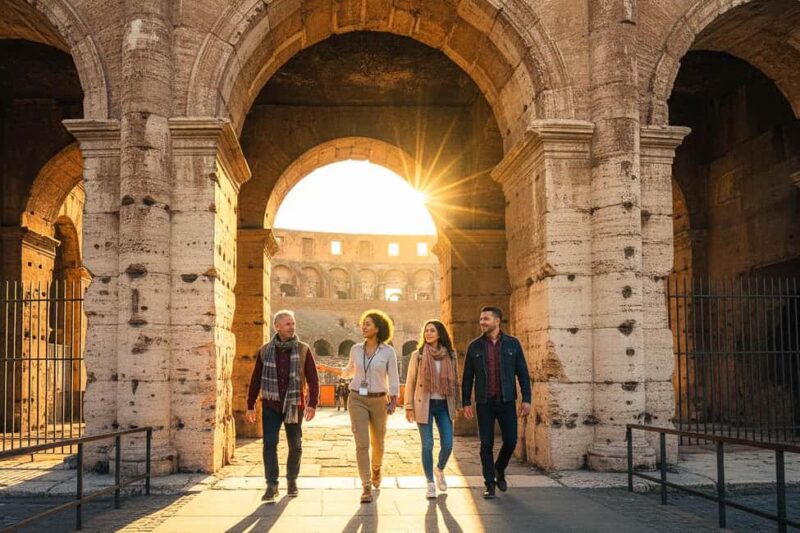Colosseum at Golden Hour Guided Tour with Arena Floor - Frequently Asked Questions