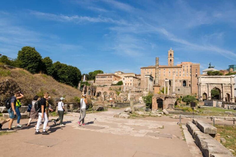 Colosseum Audio Tour with Optional Arena Visit - Walking Through the Roman Forum and Palatine Hill
