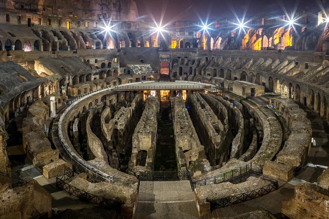 Colosseum by Evening Guided Tour with Arena Floor Access - Key Points