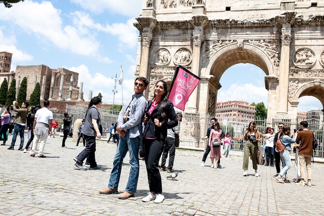 Colosseum Escorted Entrance Combo Pass with Open Bus - How the Stops at Palatine Hill, Colosseum, and Roman Forum Unfold