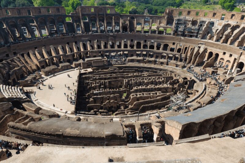 Colosseum Tour with Arena & First and Second Floors - Key Points