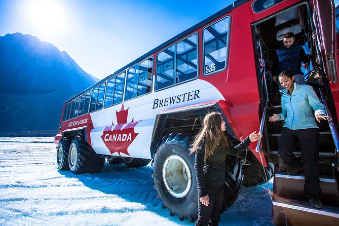 Columbia Icefield Tour with Glacier Skywalk - Riding the Rugged Ice Explorer to Athabasca Glacier