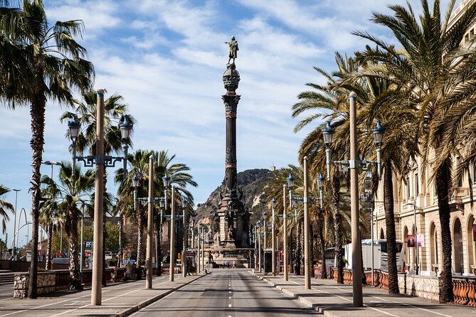 Columbus Monument Access With Barcelona Seaside Guided Tour - Visiting the Royal Shipyards and Maritime Heritage