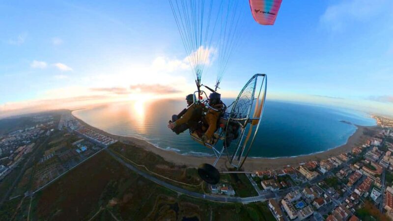 Coma-Ruga: Paramotor flight with photos and videos - Starting Point at the Avgvstvs Forvm Winery in El Vendrell