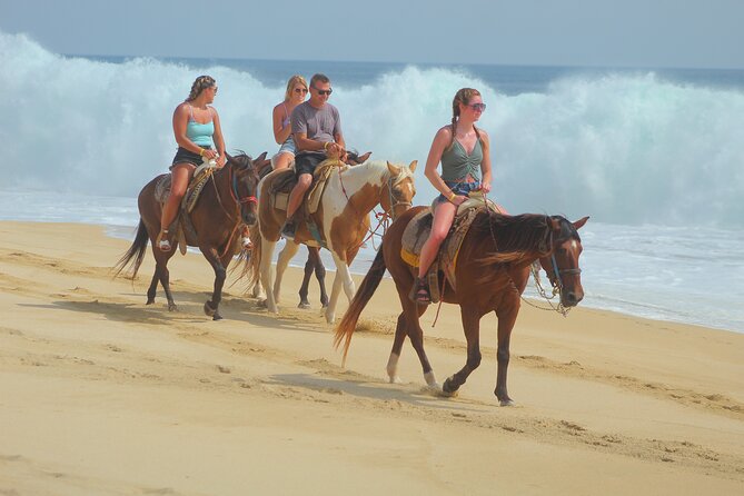 Combined ATV and Horseback Ride/Tequila Tasting - Horseback Ride on the Shore of Migriño Beach