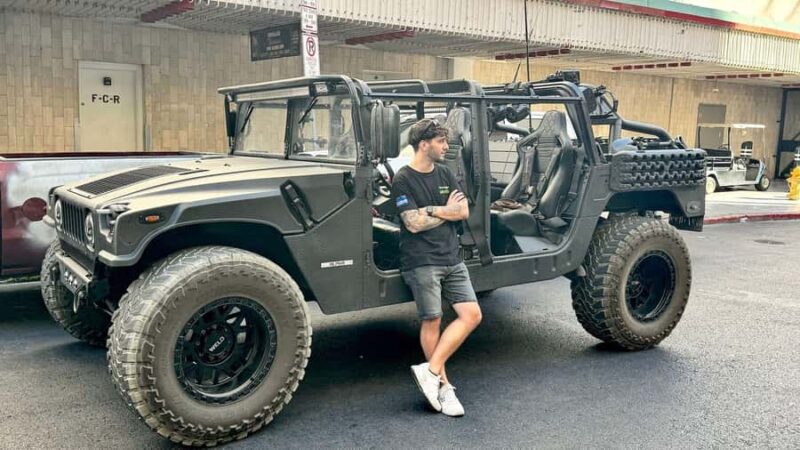 Combo: Las Vegas Strip, Desert & History Tour by Hummer - Marvel at the Seven Magic Mountains Art Installation