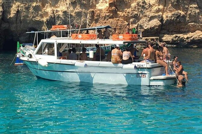 Comino and Gozo Private Boat Tour : Julie Pearl Boat - Unique Beaches and Hidden Inlets