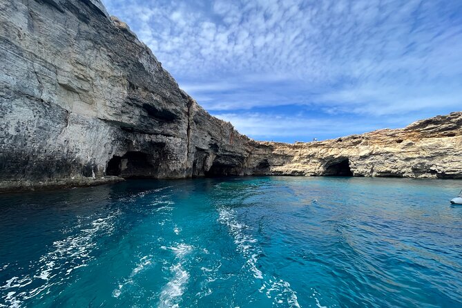Comino and Parts of Gozo Full Day Private Boat Charter - Snorkeling in Crystal Lagoon and Exploring Caves
