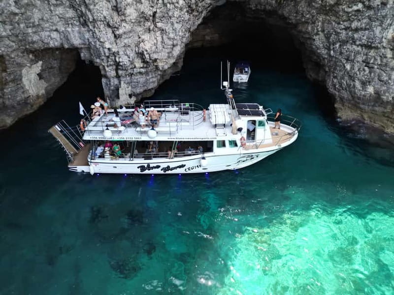 Comino Blue Lagoon & Crystal Lagoon - 3 Bay Cruise - The Blue Lagoon Experience and Free Time