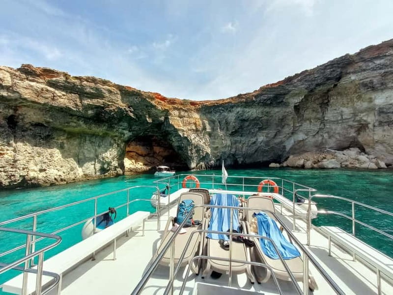Comino Blue Lagoon & Crystal Lagoon - 3 Bay Cruise - Santa Maria Caves and Coastal Sightseeing