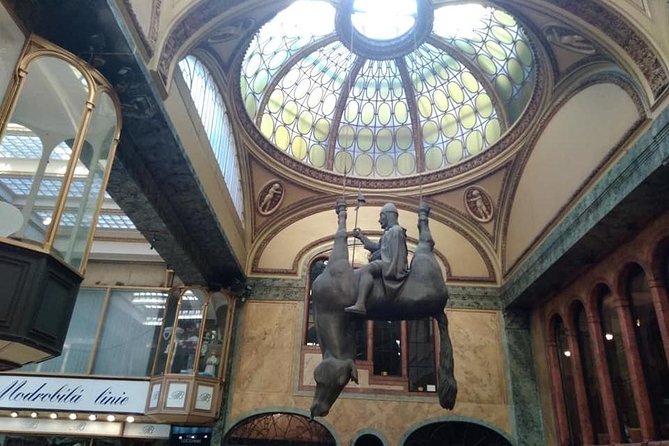Communism and its fall Prague private tour - Exploring Palac Lucerna, a Cultural Hub Linked to Václav Havel