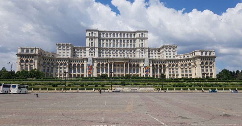 Communism History with Execution Place of Nicolae Ceausescu - Walking Through Revolution Square