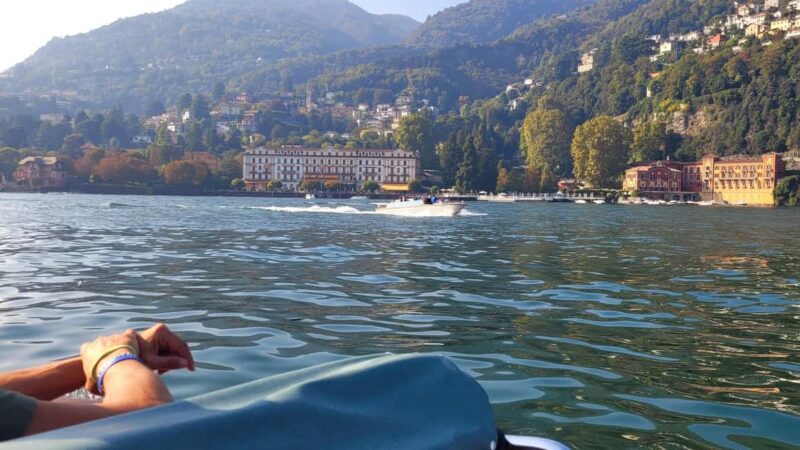 Como Boat experience  Shared Boat Tour with a hot drink - The Authentic Venetian Taxi Experience