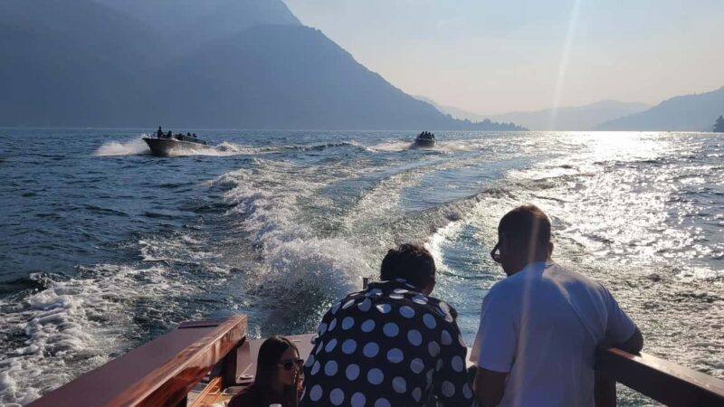 Como Boat experience  Shared Boat Tour with a hot drink - Winter Tour Perks: Hot Drink Included