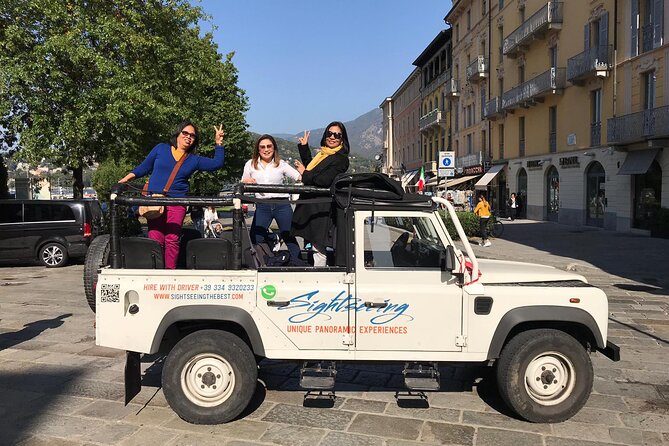 Como-Brunate Jeep Sightseeing Tour & Funicular Rail SKIP THE LINE - Climbing to Volta Lighthouse and Breathtaking Lake Views