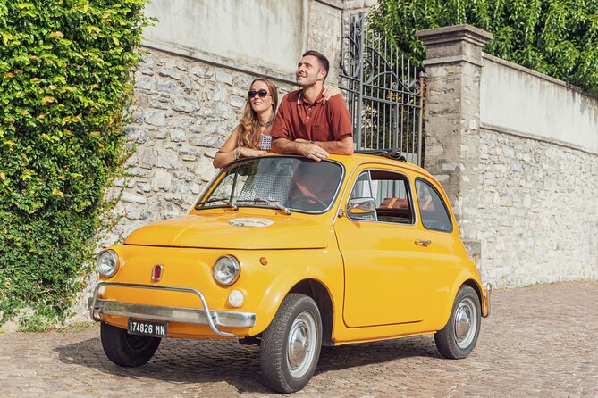 Como Lake: Fiat 500 Vintage Car Rental - Discover Lake Como in a Vintage Fiat 500 for Up to 3 People