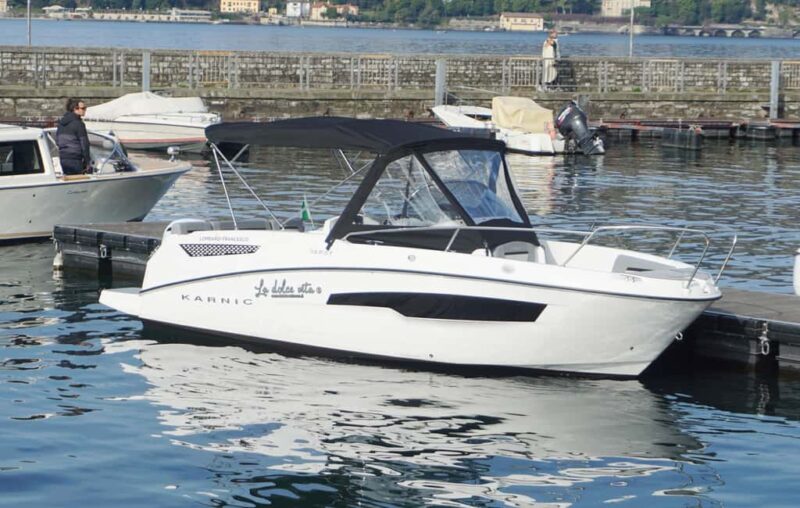 Como lake shared boat tour 1, 2, 3 ore (Bellagio) rain cover - Key Points