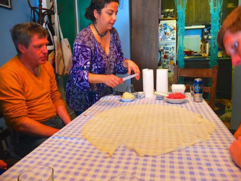 Cook Turkish Dishes in a Local Chefs Istanbul Home - Learning to Prepare Sarma and Regional Meze