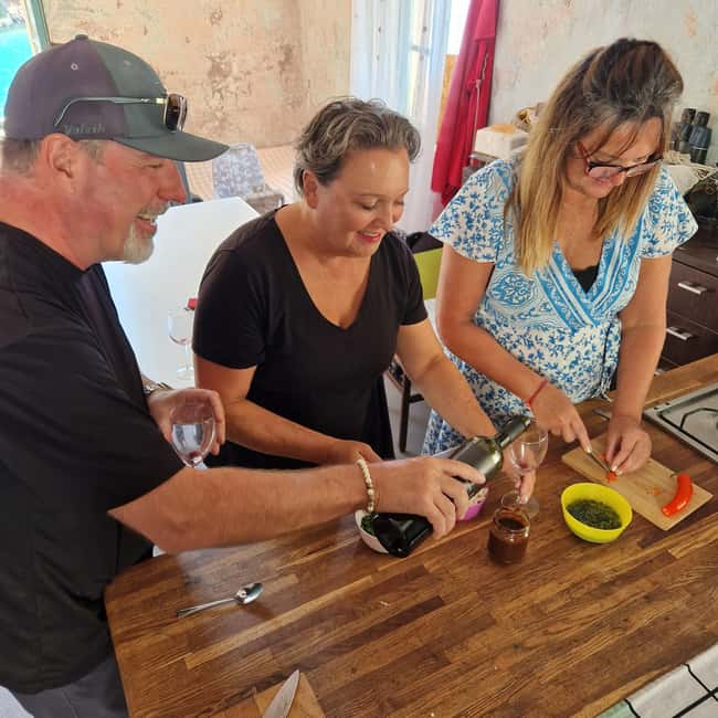 Cooking Class on Bra island - experience Dalmacian cuisine - Preparing Traditional Dishes on the Terrace