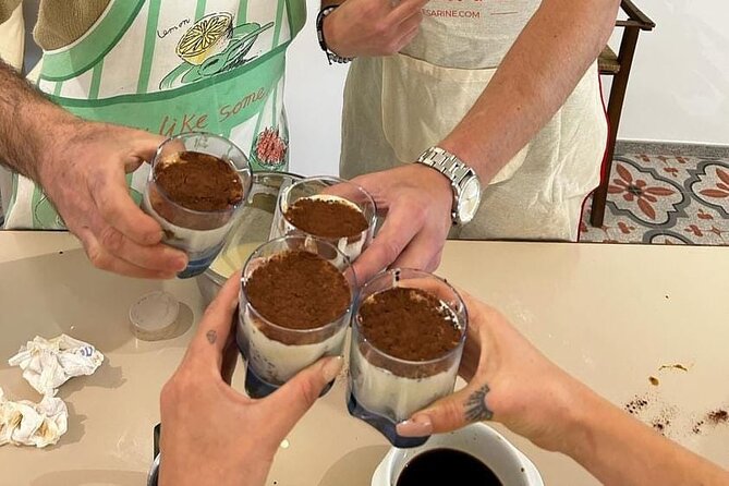Cooking class with Pasta, mozzarella and Tiramisu with wine - Delicious Tiramisu: The Classic Italian Dessert