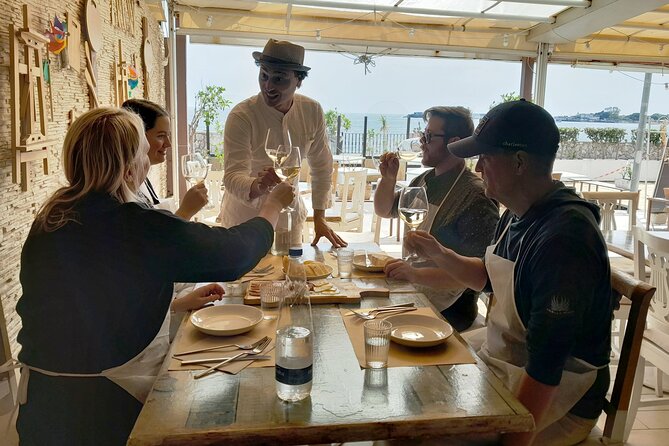Cooking Class with Seaview & Taormina's Market with Chef Mimmo - Enjoying a Sicilian Feast with Sea Views