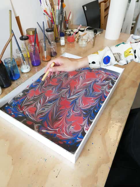 Copenhagen (2-Hour Paper Marbling Workshop with Goda) - Crafting Your Own Marbled Paper Prints