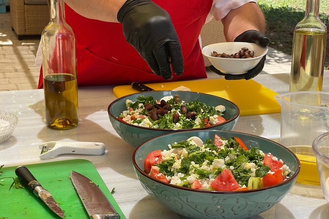 Corfood bites - Cooking classes by Christos - Enjoying the Meal at the End of the Class