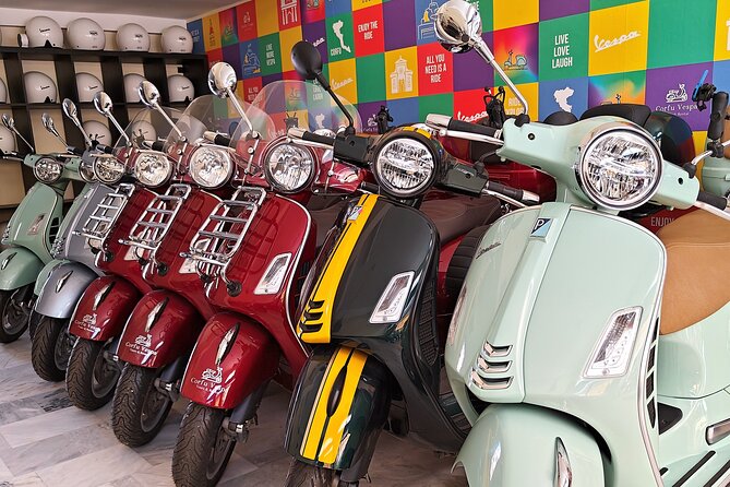 Corfu 300cc Vespa Scooter Rental - The Custom-Made Routes and Scenic Stops