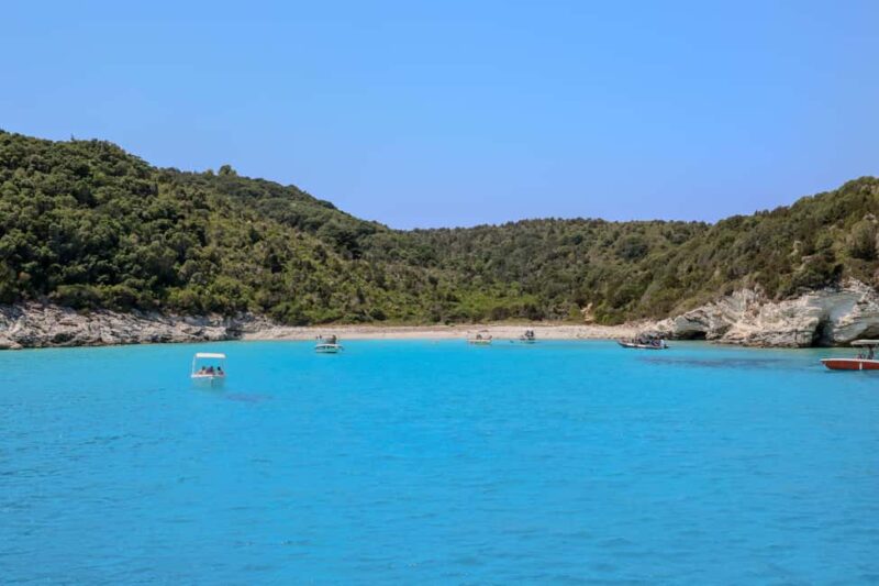 Corfu: All in One Cruise to Paxos - Antipaxos - Blue Lagoon - The Blue Lagoon in Syvota: A Natural Pool with Stunning Scenery