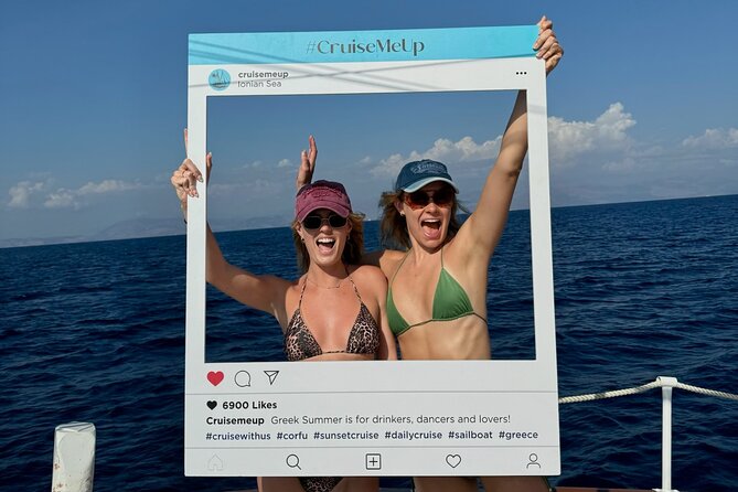 Corfu Benitses Cruise Tour to Blue Lagoon - The Crew and Guide’s Friendly Service