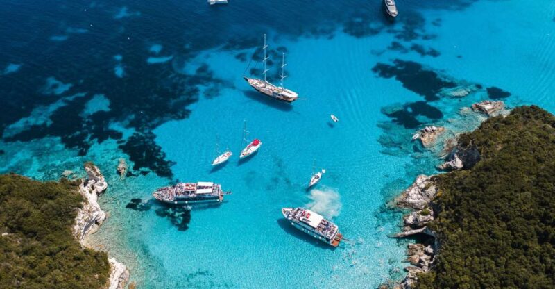 Corfu/Benitses/Lefkimmi: Paxos, Antipaxos, & Caves Cruise - Starting Point and Flexibility in Departure Locations