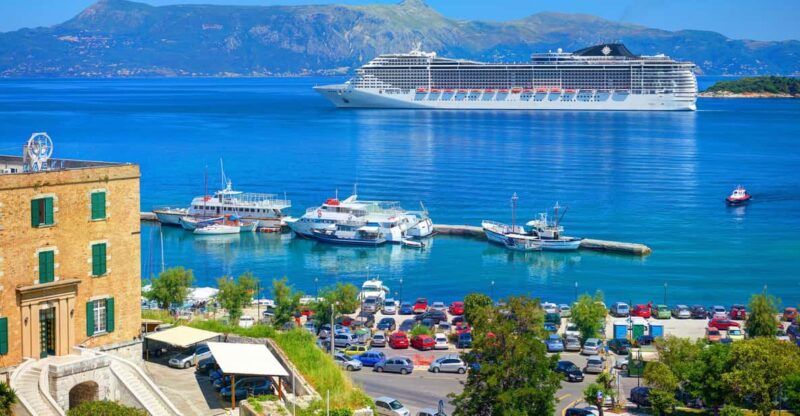 Corfu cruise port : Private customized tour with limo van - Glyfada Beach as a Relaxing Coastal Stop
