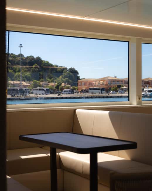 Corfu: Paxos, Antipaxos, and Blue Caves Cruise with comfort! - The Comfort and Convenience of the Deluxe Vessel