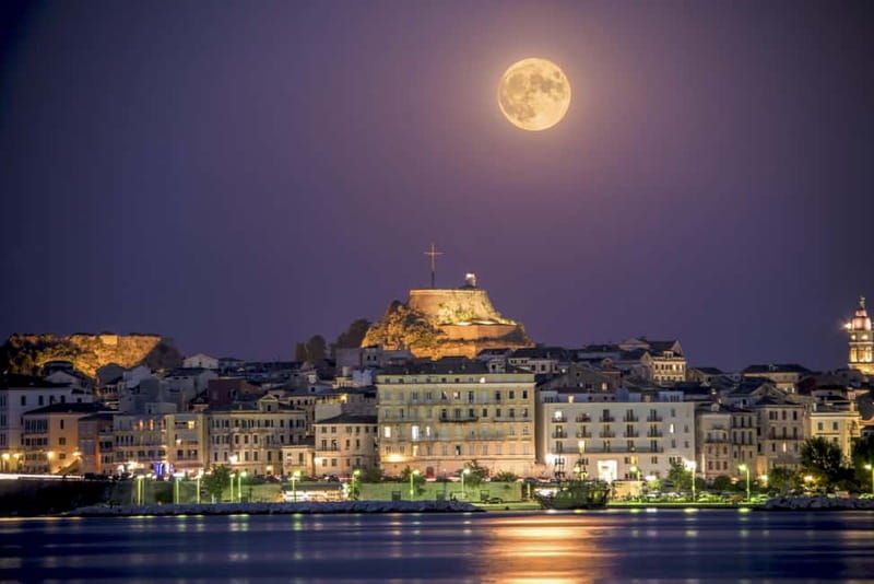 Corfu Sunset Cruise Escape with live DJ, drinks and snacks - Mouse Island at Sunset: The Highlight Landmark