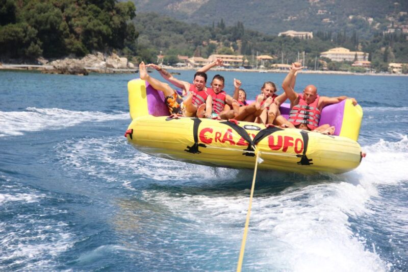 Corfu: Watersports - Inflatable Rides near Corfu Town - Location and Meeting Point in Dassia