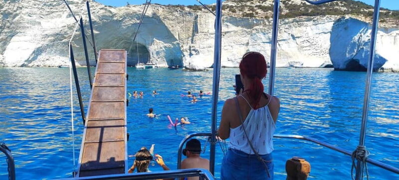 Corinth Canal Cruise: Ancient Ports, Crystal Waters &History - Swimming and Marine Life Spotting at Siderona Beach