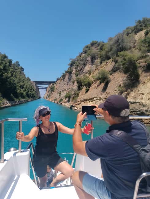 Corinth Canal: Passage By St. Andreas Glass-Bottom Boat - Guidance and Commentary on the Boat