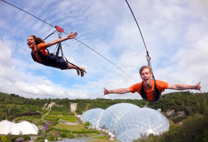 Cornwall: Eden Project Zip Wire Experience - Experience the Ultimate Zip Line Adventure Over the Eden Project in Cornwall