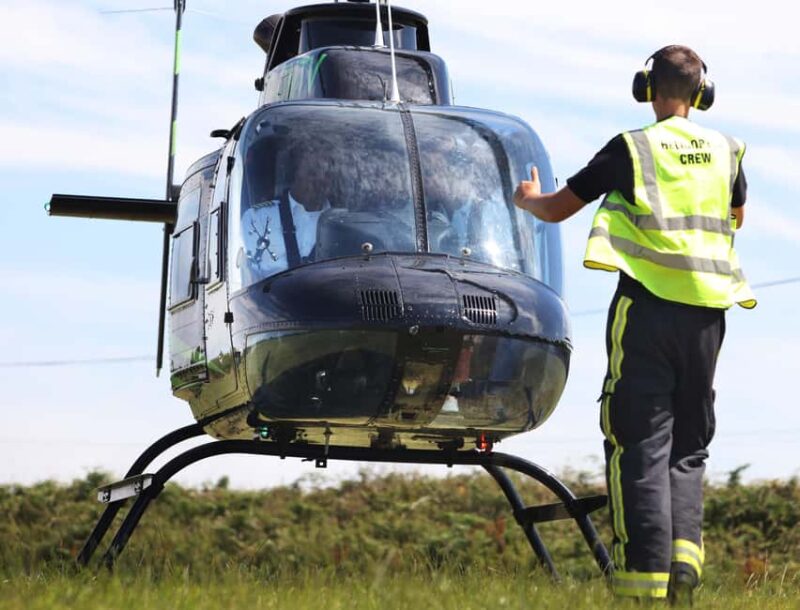 Cornwall: Helicopter Flight over Perranporth Beach - Thrilling helicopter ride over Cornwall’s north coast from Perranporth
