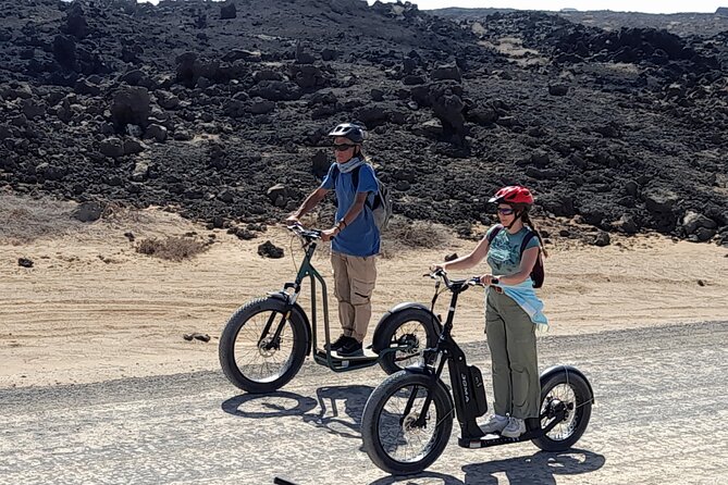 Corralejo E-trial Scooter Off Road Tour - Visiting the Fishing Village of Majanicho and Lagoon Views