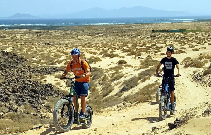 Corralejo: Off Road Adventure on E-scooter - Visiting Majanichos Fishing Village and Lagoon