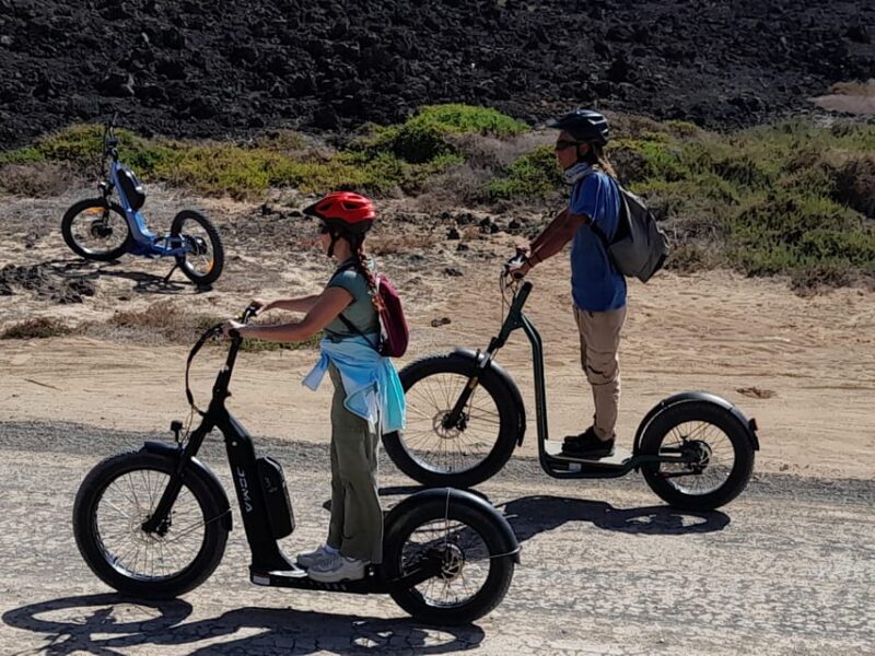 Corralejo: Off Road Adventure on E-scooter - Popcorn Beach and Unique Coral Formations