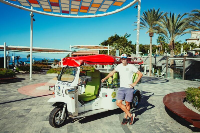 Costa Adeje: Tuk Tuk Tour - The Tour Begins at Hotel Best Jacaranda