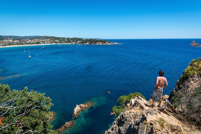 Costa Brava Day Adventure: Trails, Snorkel, Cliff-Jump & Meal - Cliff Jumping into Deep Blue Sea