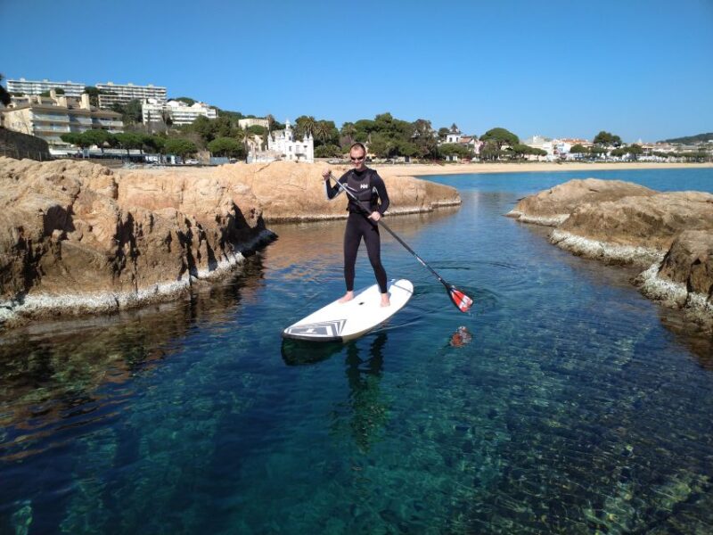 Costa Brava: Stand-Up Paddleboarding Lesson and Tour - Exploring the Coastline: Caves, Covens, and Scenic Views