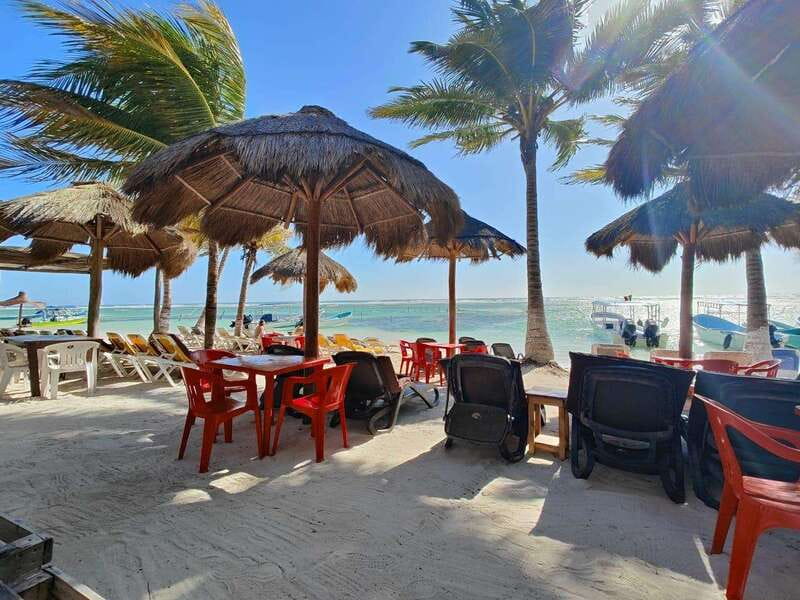 Costa maya :Beach Club Experience + relaxing massage - Unlimited Cocktails and Premium Beverages