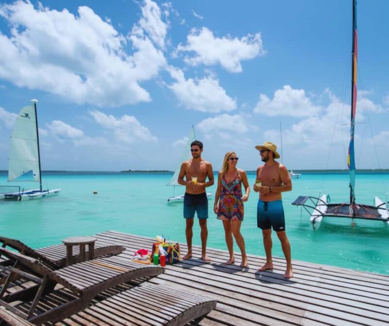 Costa Maya: Private catamaran tour in the 7-color lagoon with lunch - Key Points