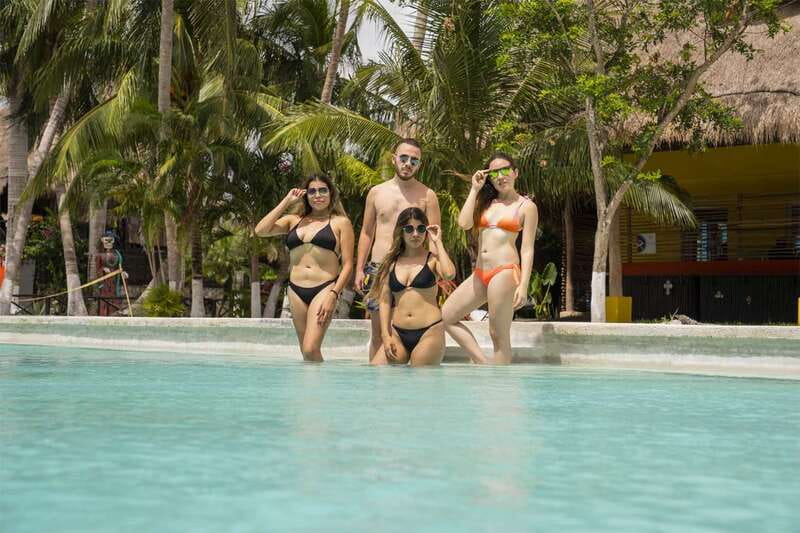 Cozumel: ATV Ride to Jade Cavern, Beach Club Access & Lunch - Relaxing at Playa Uvas Beach Club