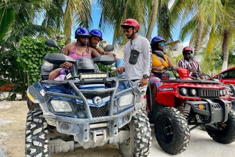 Cozumel: Best ATV Jungle Tour + Locker - Post-Tour Relaxation at San Francisco Beach Club